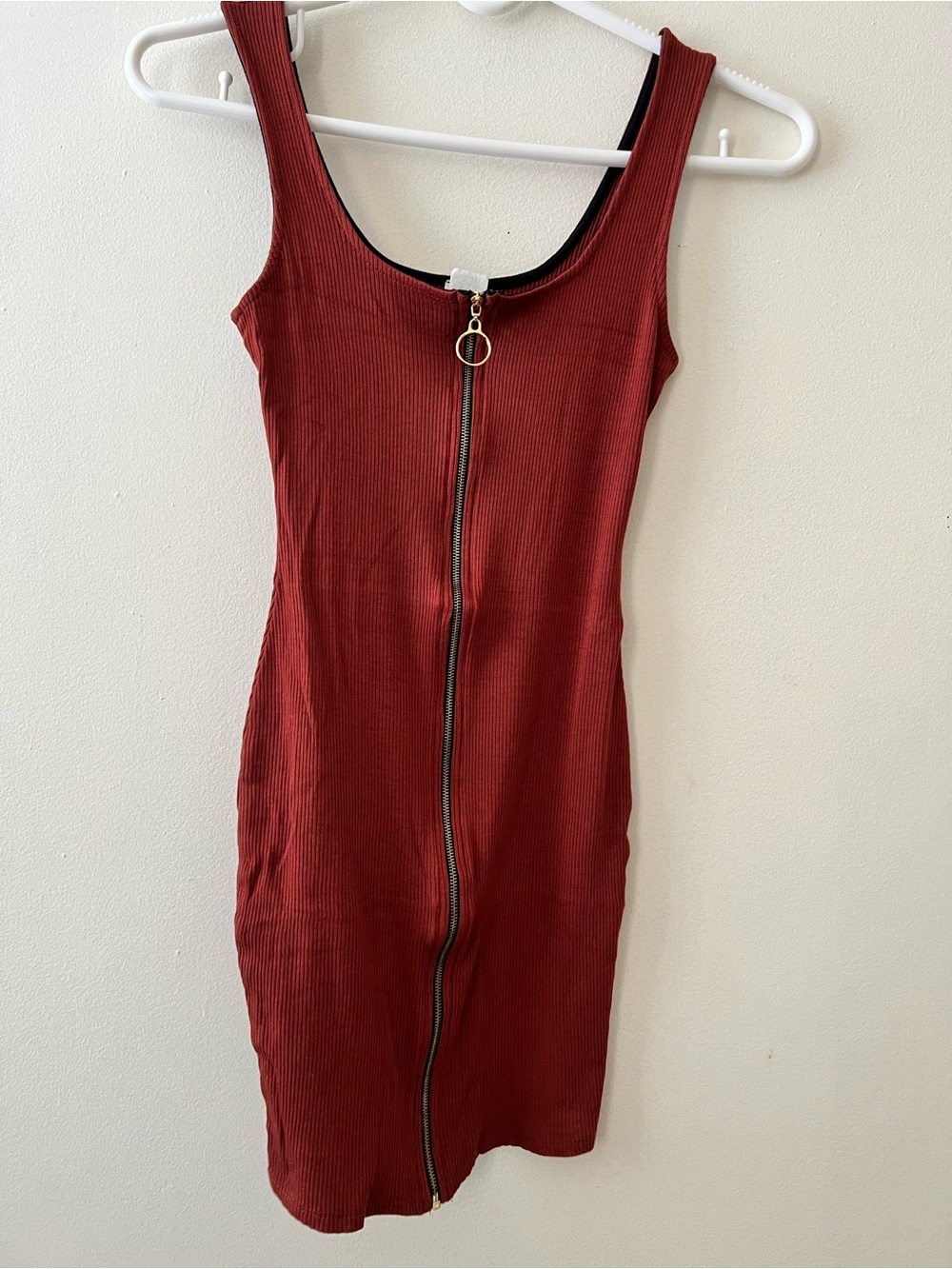 Windsor Ribbed Zip-Front Dress